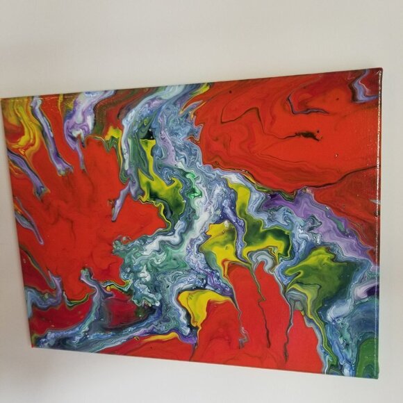 Abstract Acrylic Painting Original - Picture 3 of 9